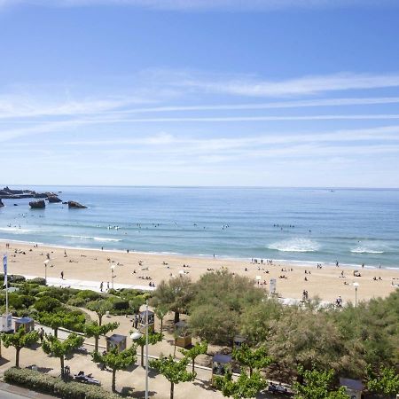 Superbe Studio Face A La Mer Acces Direct Plage Biarritz Exteriér fotografie