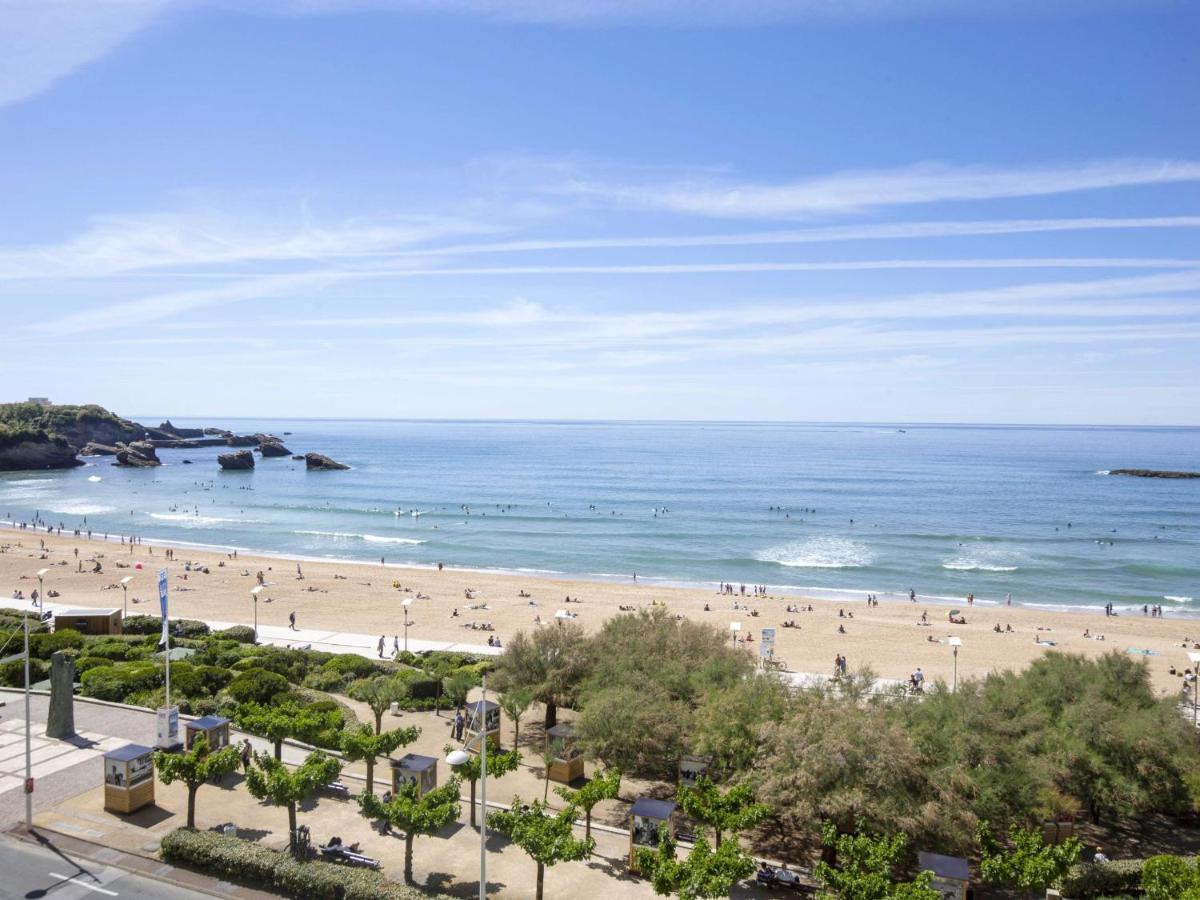 Superbe Studio Face A La Mer Acces Direct Plage Biarritz Exteriér fotografie