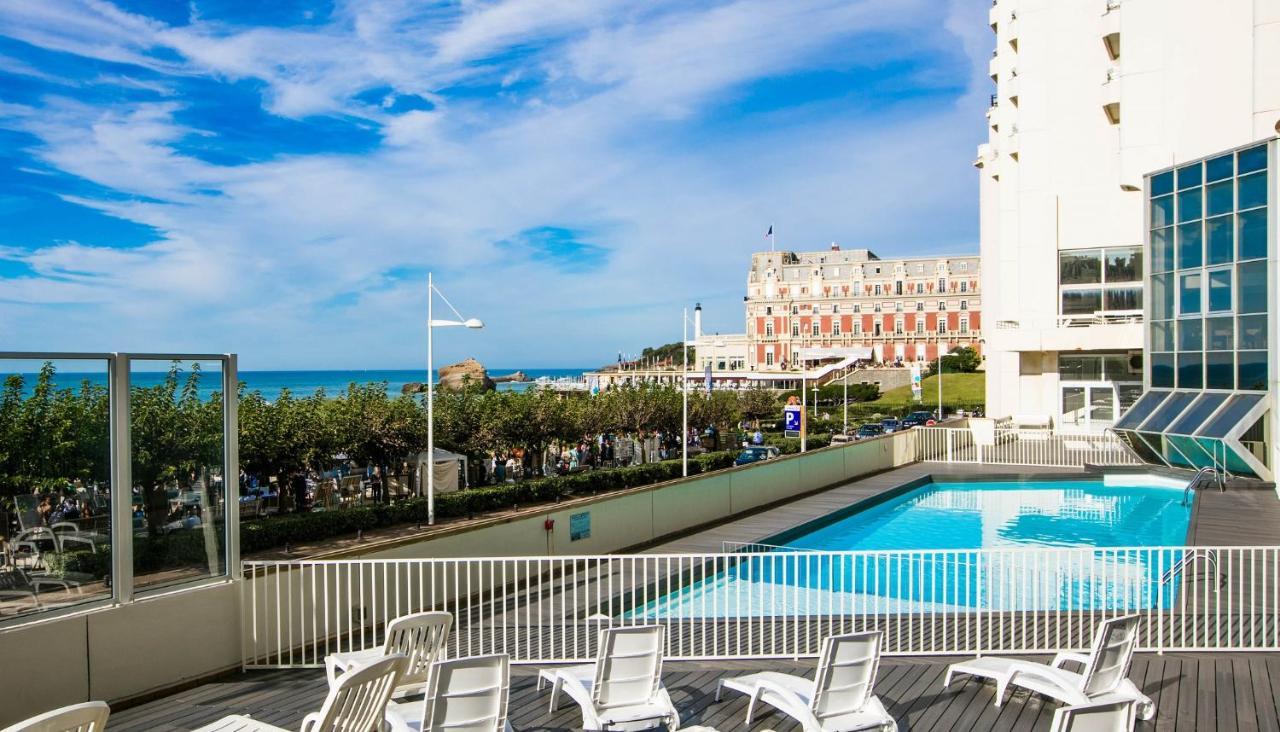 Superbe Studio Face A La Mer Acces Direct Plage Biarritz Exteriér fotografie