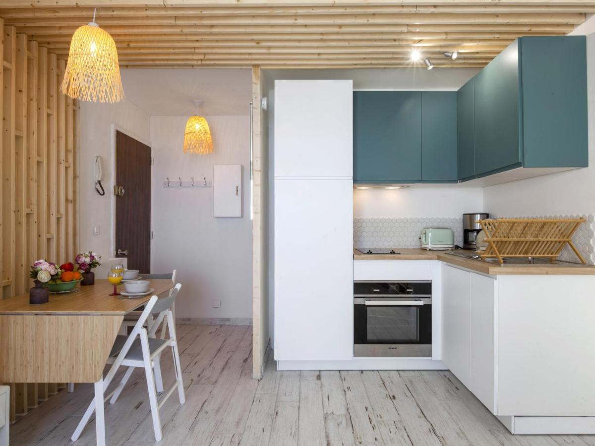 Superbe Studio Face A La Mer Acces Direct Plage Biarritz Exteriér fotografie